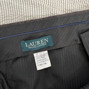 Lauren Ralph Lauren Plaid 100% Wool Dress Pants 38x34